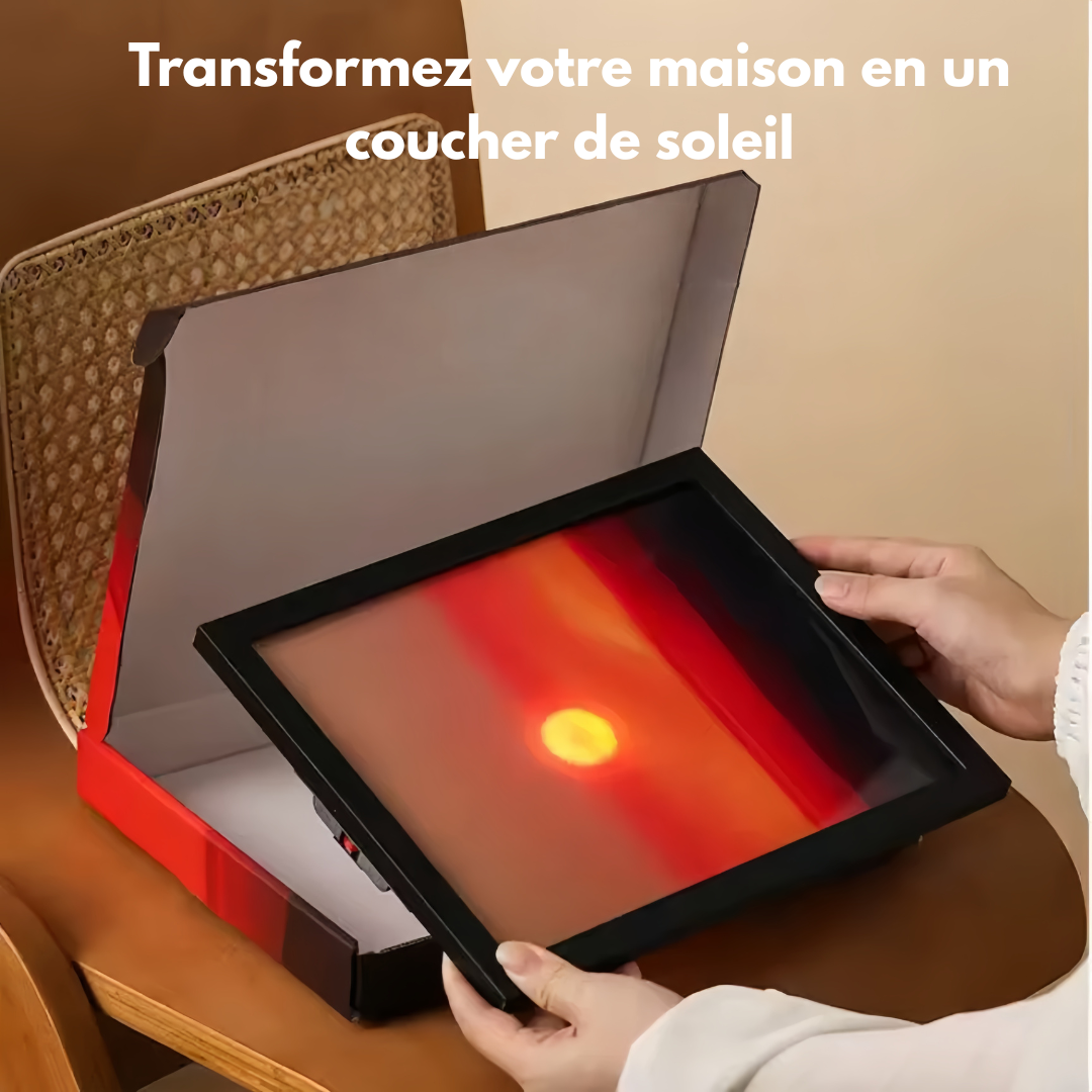 Tableau Lumineux Coucher de soleil